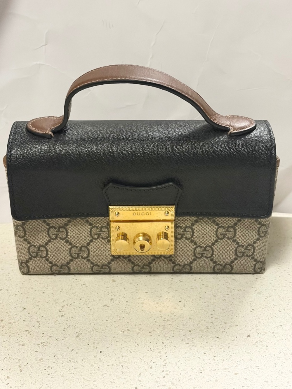 Authentic Gucci GG Padlock Mini